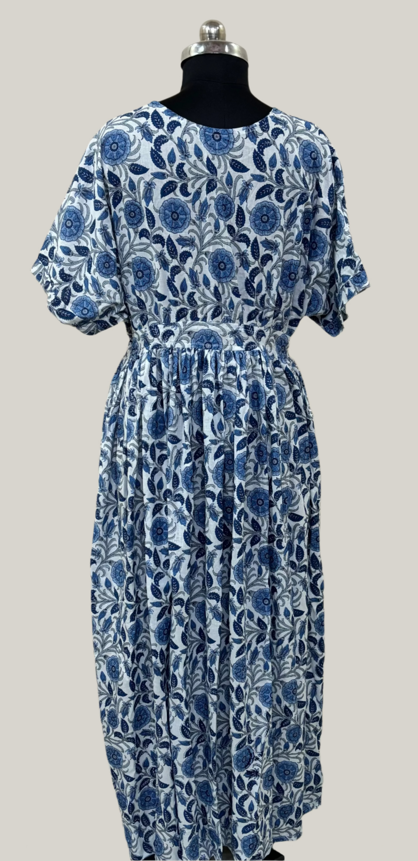 HANDBLOCK PRINTED COTTON DRESS