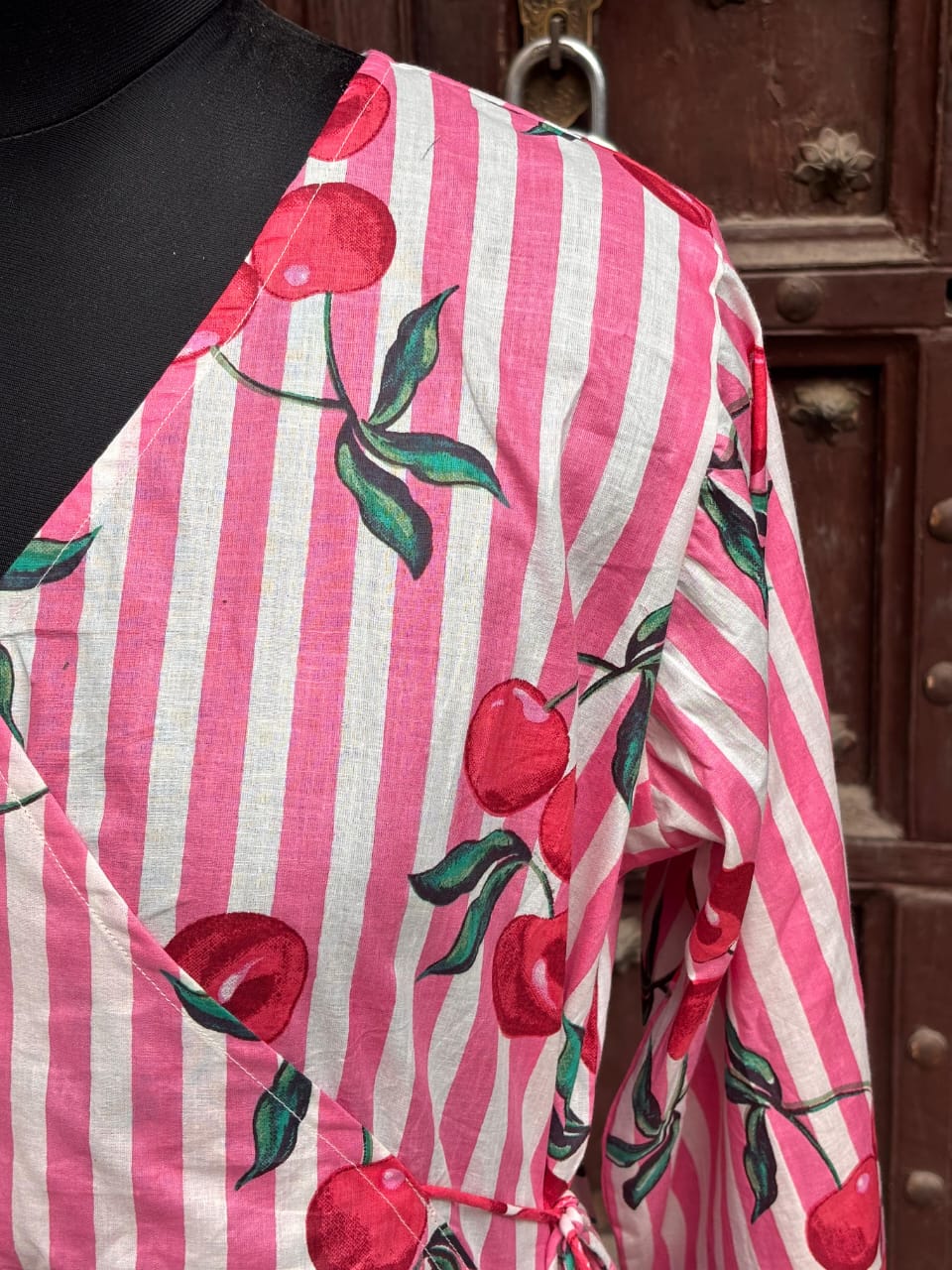 Cherry Blossom Stripe Dress 🍒🌸